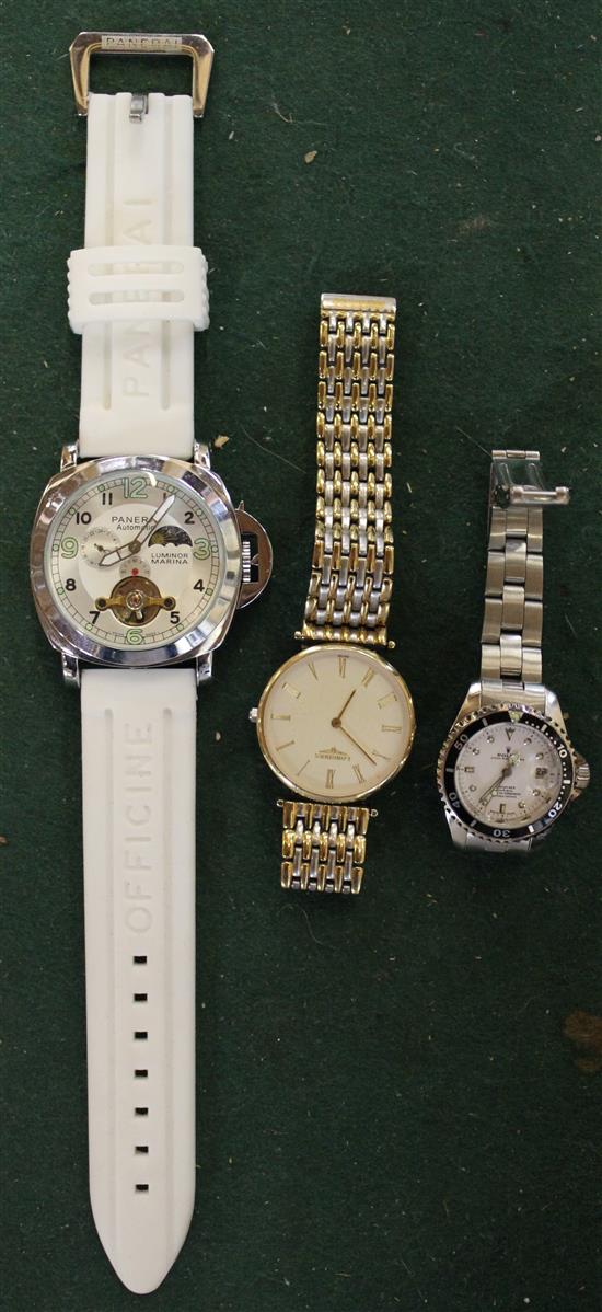 3 wrist watches(-)